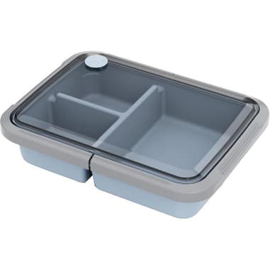 Lunch Box
Rectangle with 3 Partition, Ice Blue