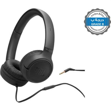 Renewed Grade B JBL Tune 530 On-Ear Headphones
Wired, Built-in Microphone, Black