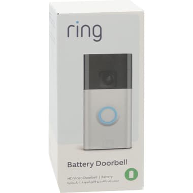 RING Battery Powered Doorbell Wi-Fi
Works with Amazon Alexa, Silver