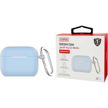 Techpick Softskin Earbuds Case
for Apple AirPods Pro 3, Blue