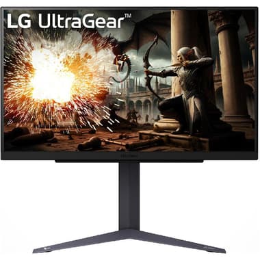 ال جي الترا جير 27 بوصة
شاشة ألعاب, ضوء LED, شاشة QHD (رباعية الدقة العالية), 180 هرتز, 1 مللي ثانية (GtG), اسود