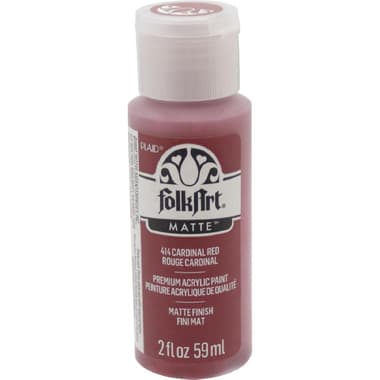 Plaid FolkArt Acrylic Paint
Cardinal Red, 2.01 oz ( 57.11 ml ),