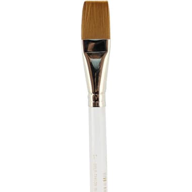 Short Handle Artist Brush
Gold Taklon, Glaze, for Watercolor and Acrylic, 1",