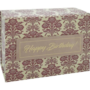 Gift Box
Foldable Box with Magnet Closure, Medium, Red