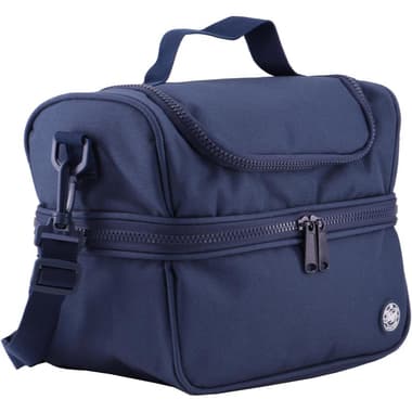 Atrium Big Zipper Lunch Bag
Solid, Blue