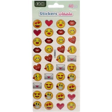 Roco Epoxy Sticker
Emoji Hearts Assorted