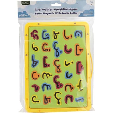 Roco Magnetic Whiteboard
Arabic Letters, 19 X 26 X .7 cm, Assorted Color/White