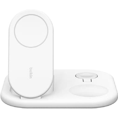 Belkin BoostCharge 3-in-1 Wireless Charging Foldable Stand with Magnetic
Qi2, 15 Watts, White
