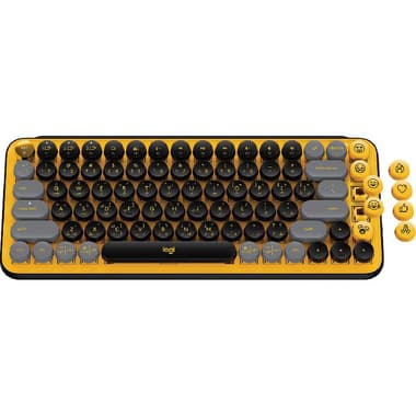 Logitech POP Keys Keyboard
Bluetooth/Wireless (2.4 GHz RF), for Devices with Windows/macOS, Blast