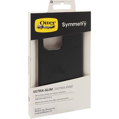 OtterBox Symmetry Back Cover Mobile Case
for iPhone 15/iPhone 14/iPhone 13, Black