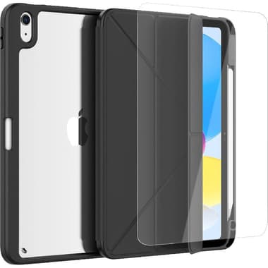 تيكبيك عبوة 2 في 1 حافظة كمبيوتر لوحي مع واقي شاشة
متوافق مع آيباد A16 /10.9 الجيل 10, اسود