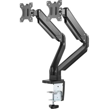 تويستد مايندز ملحقات الكمبيوتر المكتبي
حامل شاشة مزدوج للشاشات بحجم 17 بوصة الى 32 بوصة, عالمي, اسود