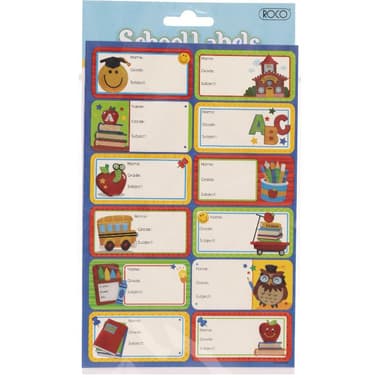 Roco Name Labels
Back to School