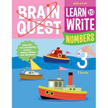 Brain Quest: Learn to Write Numbers