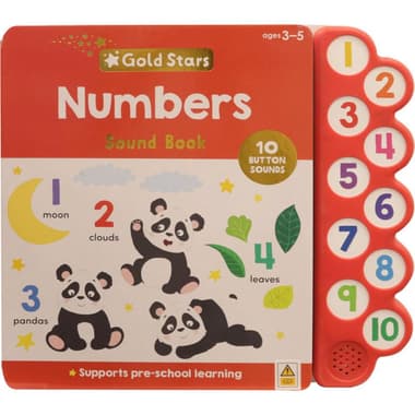 Gold Stars: Numbers Ages 3-5
Volume 3 - 10 Button Sounds