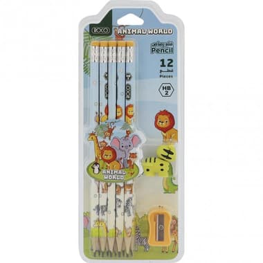 Roco Animals Stationery Set
12 Pieces, Assorted Color