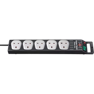 brennenstuhl Super-Solid Line Power Extension
5 Outlet, 2.50 m ( 8.20 ft )