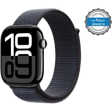 Renewed Grade B Apple Watch Series 10 46
GPS + Cellular, eSIM Supported, Jet Black Aluminum Case/Ink Sport Loop