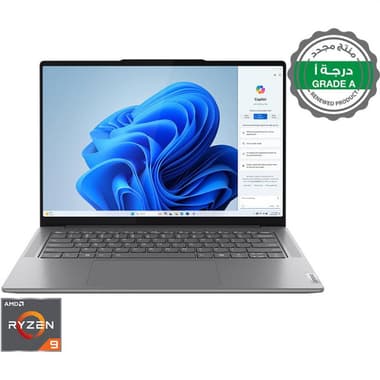 منتج مجدد درجة أ لينوفو يوجا برو 7 لابتوب
بوصة 14.5, ايه ام دي رايزن 9, 32 جيجابايت رام, 1 تيرابايت اس اس دي, ويندوز 11 هوم,