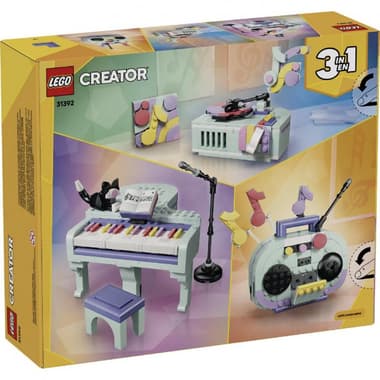 LEGO Creator 3-in-1 Music Decor Piano with Cat Interlocking Bricks Figure
9 Years and Above