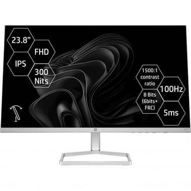 اتش بي 5 24sh 23.8 بوصة
شاشة, دقة 1080 بيكسل, 100 هرتز, 5 مللي ثانية (GtG), اسود
