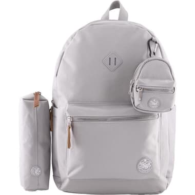 Atrium Classic Backpack with Accessory
for 15" (Device), Light Grey