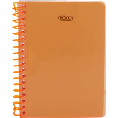 Roco Neon Notebook
A6, 80 Sheets, Single Ruled (Arabic), Orange
