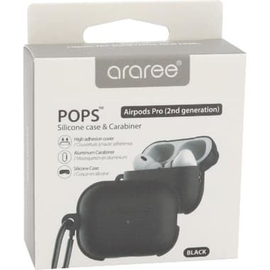 Araree POPS Earbuds Case
for Apple AirPods Pro 2nd Gen, Black