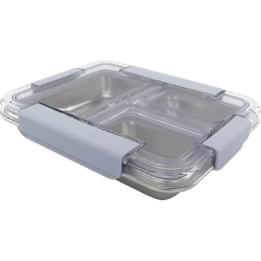Lunch Box
Rectangle, Single Layer with 3 Partition, Ice Blue