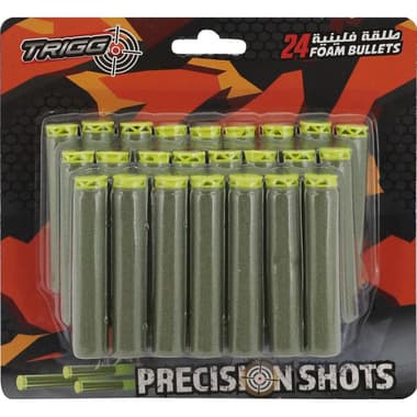 Trigg Manual Soft Bullet Gun Play Weapons
Grey/Green, 8 Years and Above