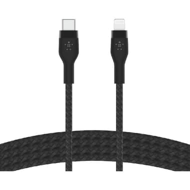 Belkin BoostCharge Pro Flex USB-C with Lightning Standard Cable
1.00 m ( 3.28 ft ), Black