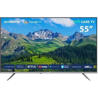 Skyworth 55" Smart TV
4K LED, 60 Hz, Black, 55G6400G