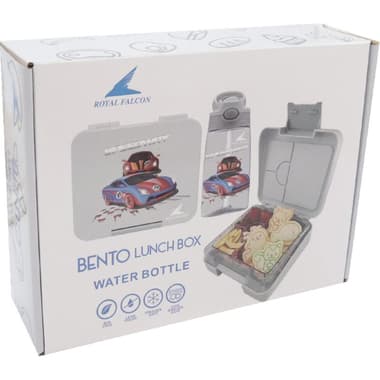 Royal Falcon Car Lunch Box
Slant Open Mount with 3 Compartments, Cool Grey