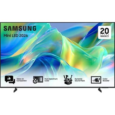 سامسونج 85 بوصة تلفزيون ذكي
دقة 4 كيه ليد-ميني, 50 Hz, اسود, M1EH