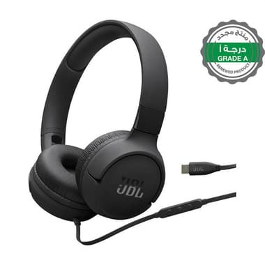 Renewed Grade A JBL Tune520c On-Ear Headphones
Wired, Built-in Microphone, Black