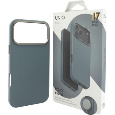 Uniq Lyden Back Cover Mobile Case with MagSafe
for iPhone 17 Pro Max, Ash Blue