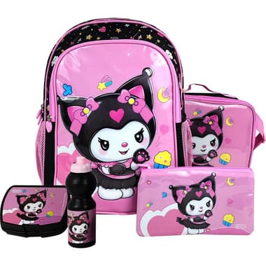 Roco Cutie Girl Backpack with Accessory
Black/Pink