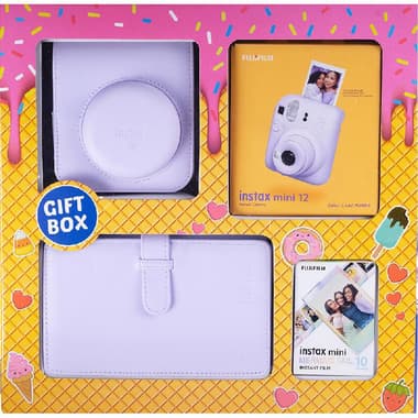 Fuji Instax mini 12 Instant Film Camera Bundle Kit
Lilac Purple
