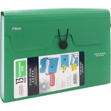 Five Star Expanding File
A4, 13 Pockets, Assorted Color