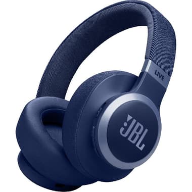 JBL Live 770NC Over-Ear Headphones
Adaptive Noise Cancelling, Bluetooth, USB (Charging), Built-in Microphone, Blue