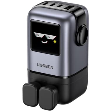 Ugreen Uno 4-Port 100W GaN Fast Charger
USB PD (Power Delivery), 100 Watts, 4 USB (3X USB-C/1X USB), Grey
