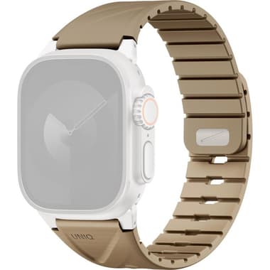 Uniq Fluo Wrist Strap
for Apple Watch Ultra/Watch Series 11 46/Watch Series 10 42/Watch SE 40, Water-resistant Silicone Rubber, Soft Sand