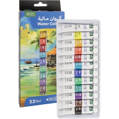 Roco Colour Set Watercolor
Assorted Color, 12 Colors 12.00 ml ( .42 oz )