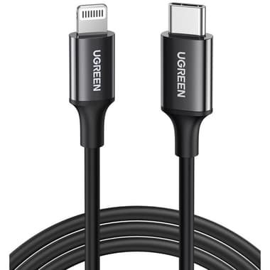 Ugreen US171 USB-C to Lightning Sync & Charge Cable
2.00 m ( 6.56 ft ), Black