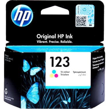 HP 123 Inkjet Cartridge
Tri-colour (Cyan;Magenta;Yellow)