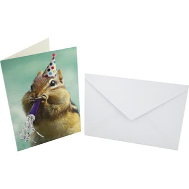 Designer Greetings Card & Envelope
"It's Party Time! Happy Birthday", Assorted Color