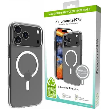 DBRAMANTE1928 Greenland Pro MS Back Cover Mobile Case with MagSafe
for iPhone 17 Pro Max, Clear