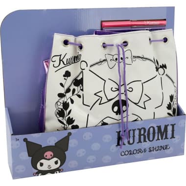 Kuromi Shoulder Bag - Color & Shine Coloring Activity Set
English, 3 Years and Above
