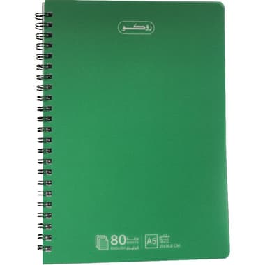 Roco Notebook
A5, 80 Sheets, Double Ruled (English), Green
