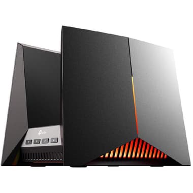 TP-Link Archer GE800 Gaming Router
up to 19000 Mbps (11520 Mbps (6 GHz) + 5760 Mbps (5 GHz) + 1376 Mbps (2.4 GHz)), Tri-Band (2.4 GHz/5 GHz/6 GHz), Wi-Fi 7 (802.11b/g/n/ax/be)